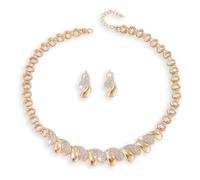 Shining Diva Fashion Set di gioielli da donna, design elegante, con cristalli (16788s)