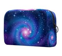 Shining Galaxy - Trousse a spirale per cosmetici, da donna, per articoli da toeletta da viaggio, grande, pratica borsa organizer con cerniera, Multi, 18.5x7.5x13cm/7.3x3x5.1in, Beauty case