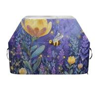 Shining Night Bees, copertura per barbecue a gas, 165 cm, impermeabile, resistente allo sbiadimento e ai raggi UV, con coulisse regolabile per polvere e vento