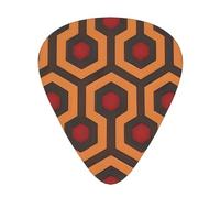 Shining Overlook plettri per chitarra, 12 pezzi, materiale ABS, bordi lisci, sensazione confortevole, 3 spessori opzionali