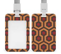 Shining Overlook - Porta badge identificativo con cordino staccabile, design impermeabile, per ufficio, posto di lavoro