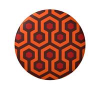 Shining Overlook Stampa 6 cm Rotondo Banda Stagnata Distintivo Stampato su un lato Perfetto Per Stile Personale Decorazione E Regalo, Misura unica, Metallo