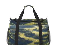 Shining Overlook Stampa Pieghevole Carry On Tote Grande Capacità Mano Carry Bag per Aereo Weekend Fughe