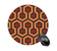 Shining Overlook Tappetino per mouse per computer, tappetino rotondo per mouse da gioco con base in gomma antiscivolo, tappetino per mouse impermeabile per laptop, ufficio e casa, 20 x 20 cm