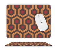 Shining Overlook - Tappetino per mouse ultra sottile, in pelle, con superficie liscia impermeabile, antiscivolo, per giochi, ufficio e casa, 25,4 x 20,3 cm