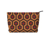 Shining Overlook - Trousse per cosmetici, in velluto a coste, da donna, portatile, con cerniera