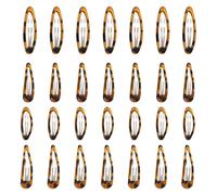 ShiningUU - Fermagli per capelli a scatto, 28 pezzi, 4 dimensioni, classico, a tartaruga, da donna, antiscivolo, con presa forte, ideali per capelli fini/spessi, acconciature fai da te e uso