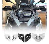 SHINKXMT Deflettore laterale antivento con staffa di montaggio, indicatore di direzione aletta laterale compatibile con B&M&W R1250GS 19-23 R1200GS LC 13-19 F750GS F850GS 18-23 (Trasparente)