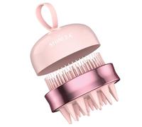 SHINLEA Massaggiatore per Cuoio Capelluto, Spazzola Shampoo 2 in 1 in Silicone, Massaggiatore per Capelli che Promuove la Crescita e Riduce la Forfora, per Uso Asciutto e Bagnato (Rosa)