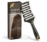 SHINLEA Spazzola per Capelli Districanti Ventilate Curve per Donne Uomini Capelli Bagnati o Asciutti, Asciugatura più Rapida Styling Spazzola Districante Professionale con Sfiato