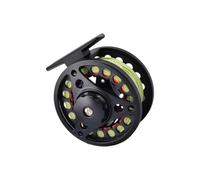 SHINLHUA Mulinello da Mosca per la Pesca del fine Settimana | Design con pergolato grandi dimensioni, alloggiamento in metallo lavorato, recupero manuale convertibile