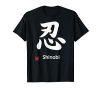 Shinobi Giapponese Kanji Ninja & Bushido Anime e Arti Marziali Maglietta