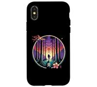 Shinrin-Yoku Tech Break Disconnessione Tramonto Custodia per iPhone X/XS