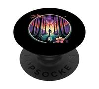 Shinrin-Yoku Tech Break Disconnessione Tramonto PopSockets PopGrip Adesivo