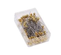 SHINROAD 100 pezzi/scatola - Penne da cucito pratico comodo - Design punte corte, lega, Secondary Stone