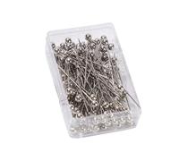 SHINROAD 100 pezzi/scatola - Penne da cucito pratico comodo - Design punte corte, lega, Secondary Stone