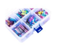 SHINROAD Assortimento di fiori per torte in carta di riso, 1 scatola con fiori hawaiani e farfalle, decorazioni per torte, decorazioni in carta di riso per decorazioni per torte
