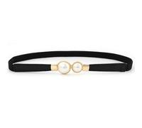 SHINROAD Cintura per abiti adatta a tutte le famose signore Sweet Pearl Buckle Decoration, finta pelle, Secondary Stone
