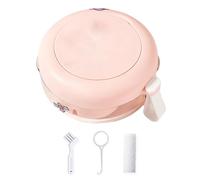 SHINROAD Contenitore per protesi dentarie, contenitore per il bagno con design resistente allo specchio, porta protesi da viaggio, colore: rosa