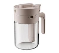 SHINROAD Contenitore per spezie in vetro di alta qualità con chiusura a chiave, per vetro fresco con cucchiaio, coperchio ermetico, spezie, sale e caffè d'argento