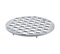 SHINROAD Facile da usare strumento da cucina a forma di gnocco russo 37 fori in metallo ravioli produttore pelmeni gnocchi di carne taglierina senza sforzo fatto in casa per il ristorante grigio