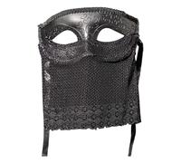 SHINROAD Maschera con per uomini e donne in maschera in rete colorata unisex Mardi Gras Halloween Veneziano Ball Party Design alla moda in vari nero taglia unica