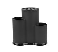 SHINROAD Organizer per utensili da cucina, 3 in 1, universale, per il risparmio di spazio, versatile, colore: nero