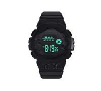 SHINROAD Orologio elettronico alimentato a batteria grande numero digitale Certo Ecco un titolo di prodotto per elettrico descritto LED impermeabile antiscivolo, Nero , Stile del quadrante