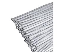 SHINROAD Palloncini trasparenti lunghi e trasparenti, 100 pezzi, in lattice spesso 260 gradi, per modellazione di animali, per feste di compleanno, matrimoni, colore: argento