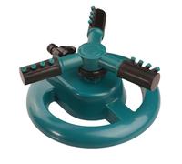 SHINROAD Spruzzatore da giardino regolabile superficie spray personalizzabile Qui è sicuro UN titolo del prodotto per prato a 360 gradi con design a 3 bracci, 3600 metri quadrati 1 pezzo