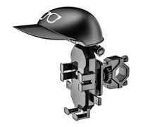 SHINROAD Supporto per telefono per moto Supporto cellulare Universale Stile casco Mobile Funzionamento con una sola mano Angolo regolabile Anti-shake Alta stabilità Manubrio girevole a 360 gradi