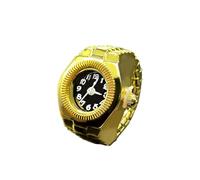 SHINROAD Unico anello da dito orologio rotondo uomo donna elastico in acciaio inox quadrante quadrato coppia regalo di compleanno moda, E, Stile del quadrante
