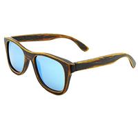 SHINU Occhiali da Sole in Legno con Lenti Polarizzate Occhiali da Sole Fatti a Mano in Bambu per Uomo e Donna-FG6016