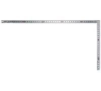 Shinwa 10370 Sashigane - Squadra flessibile per cornice, 50 x 25 cm, superficie cromata satinata