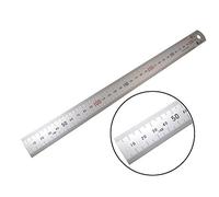 Shinwa H101-C - Righello rigido "Zero Glare" per macchinista, 300 mm, scala 0,5 mm e marcature in mm