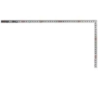 Shinwa Sokutei Argento Carpenter Quadrato Righello 50cm 10014 Acciaio Inox Nuovo