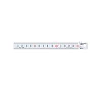 Shinwa Sokutei Linear Scale Silver (Reflection suppression processing) 15cm [JIS 1st grade] (13005) (Japan Import)