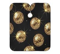 Shiny Golden Disco Balls Unisex Mantella Taglio Capelli Regolabile Mantella Parrucchiere Tutta Lunghezza Mantellina Parrucchiere Per Tagliare I Capelli Acconciatura Uso Domestico 168X140Cm