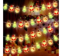 Shinybox Catena Luminosa Decorativa Natalizia, 5M 50 LED Natale Ghirlanda Luminosa, Luci Natalizie Decorative, LED Luci Natalizie a Stringa per Decorazioni Natalizie, Interni ed Esterni