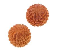SHINYPASING 2 Palline da Massaggio in Legno a Forma di Durian 2 per Esercizi di Rilassamento Muscolare e Fitness 2 per Massaggio Mani e Decorazione Casa