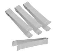 SHINYPASING 4 Pezzi Spegnicandele in Acciaio Inox Set Clip Fermaglio per Stoppino Estintore Sicurezza Candela Pratico Compatto per Casa e Arredamento