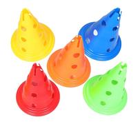 SHINYPASING 5 Coni di Allenamento Sportivi in Plastica, Coni per Agilità Calcio e Pattinaggio a Rotelle, Marcatori Resistenti 30 Cm per Esercitazioni Indoor e Outdoor