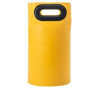SHINYPASING Bacinella per Lavapiedi Pieghevole in Plastica Gialla da 16l Resistente Alta Capacità Portatile per Casa e Viaggio