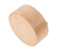 SHINYPASING Base per Carillon Fai da Te in Legno di Faggio, Diametro 7,5 Cm, Parte di Ricambio Stabile e Liscia per Scatola Musicale, Accessorio per Progetto DIY e Regalo Creativo