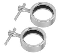 SHINYPASING Collari per Bilanciere e Manubri in Lega Argento 2 Pezzi Clip di Sicurezza Antiscivolo Risparmio Spazio per Palestre Professionali e Home Gym