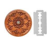 SHINYPASING Coltello per Pane per e Incisione Dell'impasto Lama in Inossidabile Set 1 e Manico in Legno, Utensile Resistente la Cottura del Pane