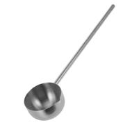SHINYPASING Cucchiaio Argento in Inossidabile da Minestra Manico 80ml Resistente e Pratico Utensile da Cucina per Ristoranti e Mense