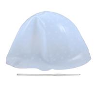 SHINYPASING Cuffia in Silicone per Tintura Chioma Professionale Riutilizzabile con Ganci Elasticizzati, Berretto Colorante Elastico Taglia Unica per Uso Salone e Casa Colore Colore Casuale