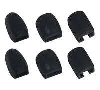 SHINYPASING Cuscinetti Laterali Installazione Stabile 6 Pezzi in Silicone per Sassofono Protezione Nero Accessori Strumento Musicale per Chiave Laterale