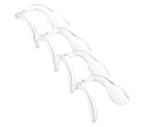 SHINYPASING Cuscinetti Nasali in Silicone per Occhiali Tr90, 4 Pezzi Trasparenti Antiscivolo per Montature Adulte, Naselli Delicati per Comfort e Stabilità Quotidiana